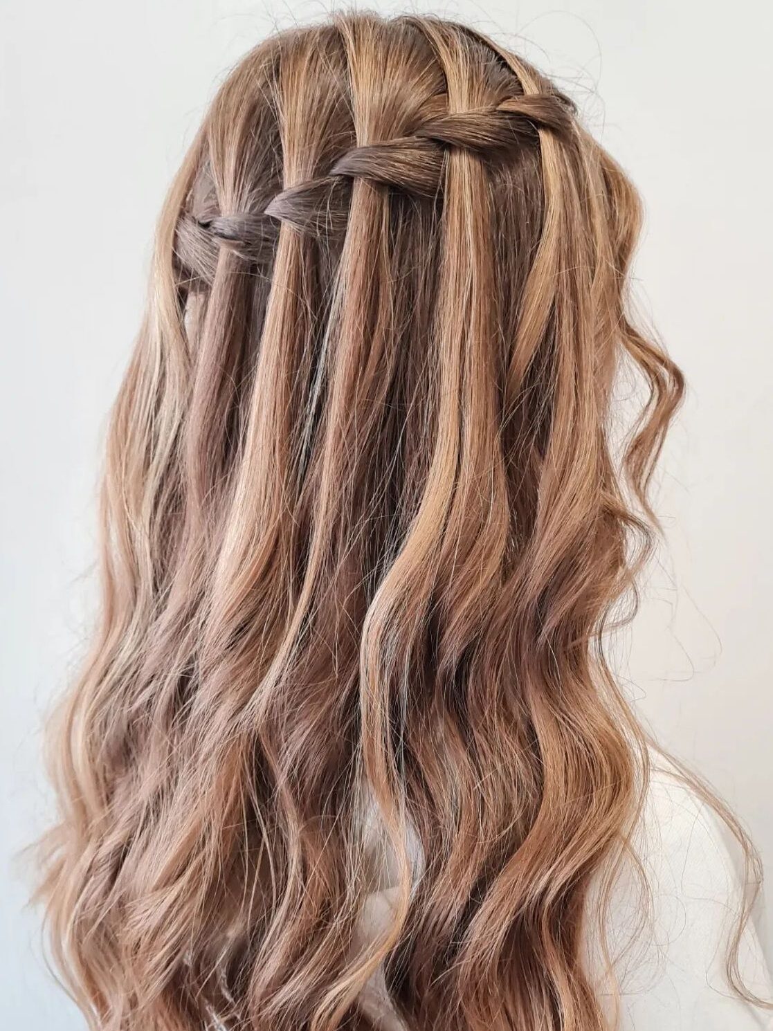 Waterfall French Braid